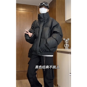 网图切片 （现货）抖音 插肩袖高领皮棉服棉衣M757-P95图片