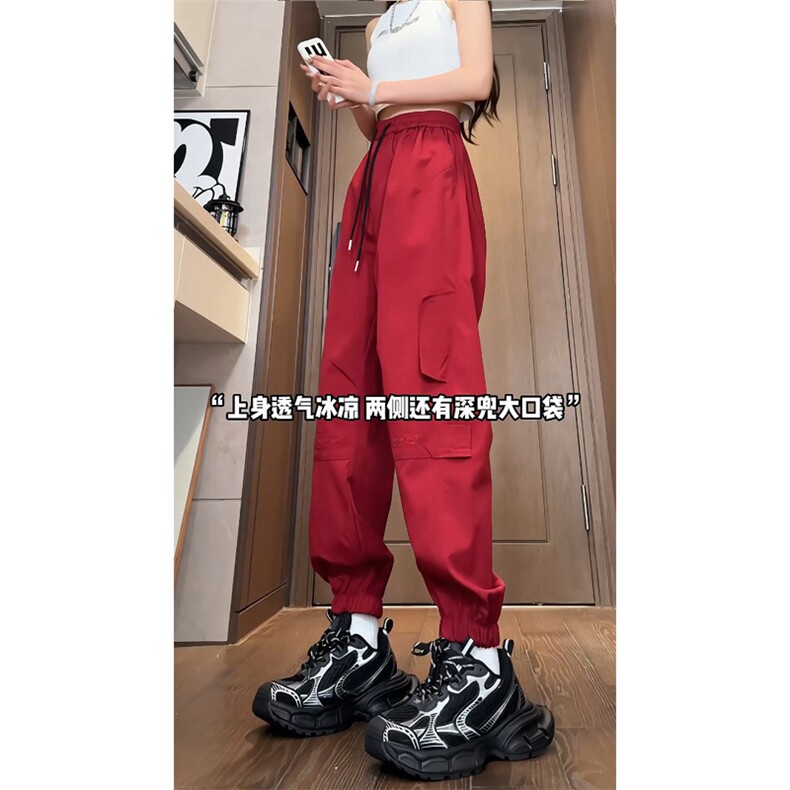 量大优供视频速干冲锋口袋刺绣束脚长裤男CK918-特p30,男装休闲裤,电商B371