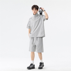 新款休闲夏季短袖套装，男装休闲套装，星座1106-2（原1111B）