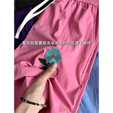 B221美式ins高街宽松多巴胺休闲短裤五分裤LK25560-特P20控39，男装休闲裤，电商B221