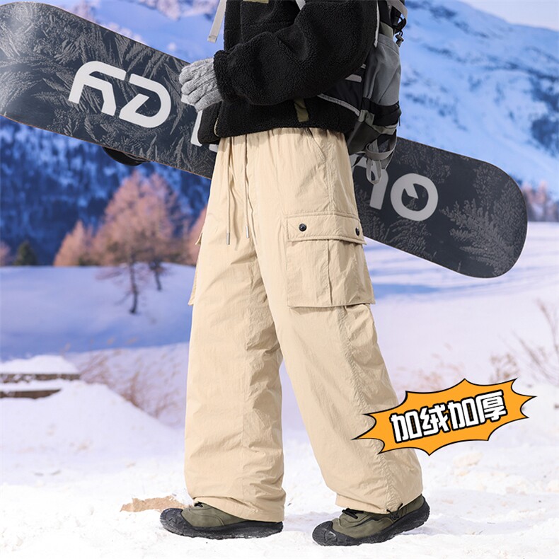 真！！标90绒羽绒裤内所暖工装伞兵裤A014-DY25099-P155，男装棉裤，电商A014