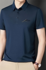 2023夏装新款休闲大码短袖T恤爸爸款半袖POLO衫男打底PL9609-P45，男装Polo衫，星座1402-2