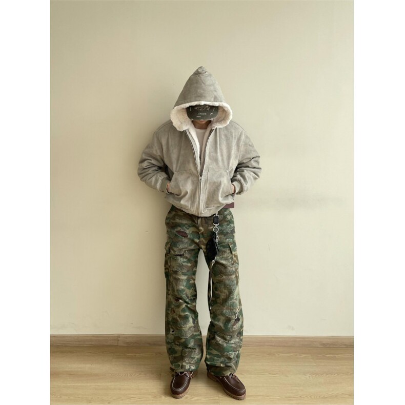 【有货】M266CC-特P135座山雕连帽棉服男加厚保暖夹克外套,男装夹克,星座1007（原301D）