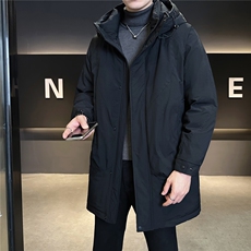 标50绒中长款男士羽绒服冬季2025新款风衣外套A313-9915-P275，男装风衣，电商A313
