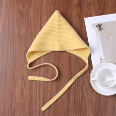 新款纯色儿童精灵帽时尚百搭，帽子，九月九羊绒