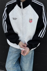 美式立领运动刺绣外套男xh93-特p75，男装卫衣，电商B367