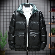 现货2020冬季新款羽绒服男韩版潮流80%绒短款无帽外套P155，男装羽绒服，星座217-4