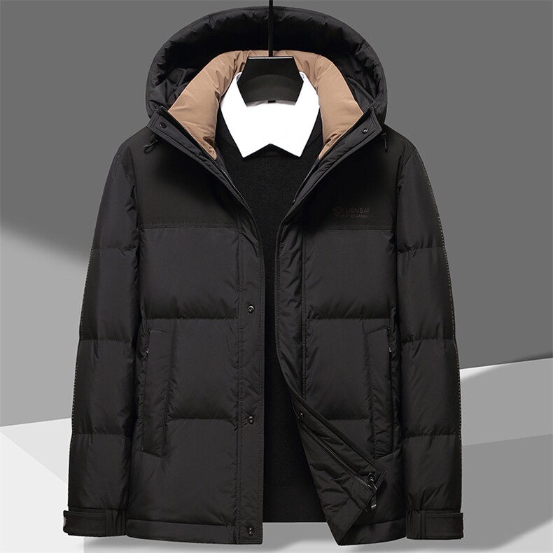 主推羽绒服冬季短款轻薄连帽宽松时尚羽绒服外套QS3718-P260，男装羽绒服，星座1105-3
