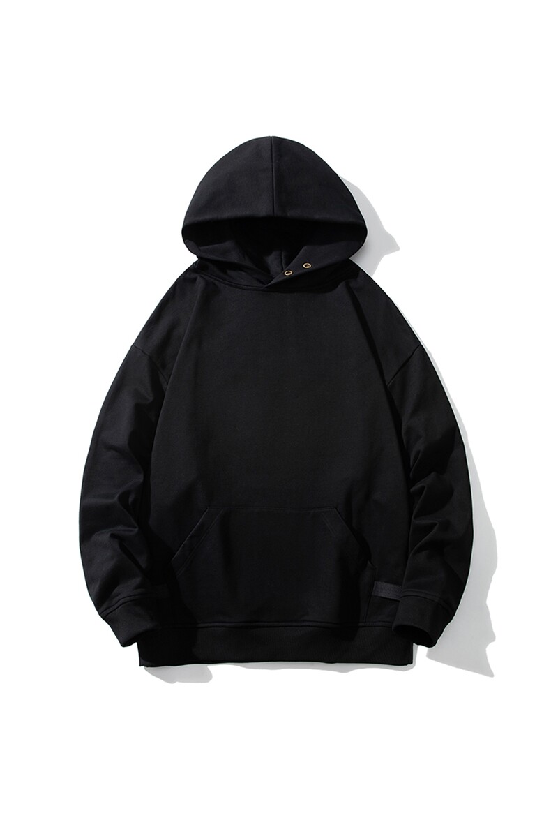 春秋季潮牌简约纯色连帽套头卫衣男街头宽松打底衣A305-DF41-P85,男装T恤,电商B306