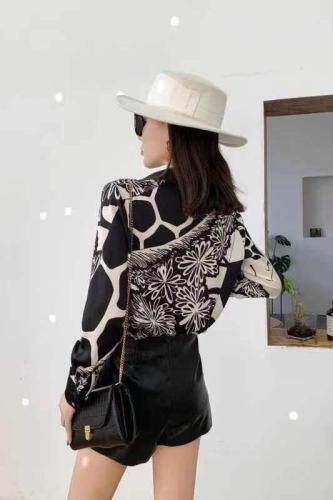 春季新款欧货时尚小衫，女装，青羽鹤