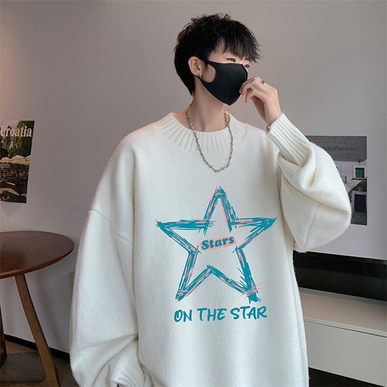半高领毛衣男士大码针织衫男毛线衣男M18340-P45加绒款-P65,男装针织衫/毛衣,电商A040