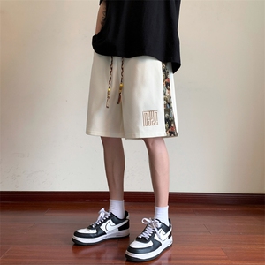 抖音！2023设计男士风短裤潮情侣五分裤DK246P35图片