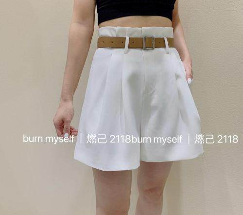高腰短裤很显瘦，女装，燃已