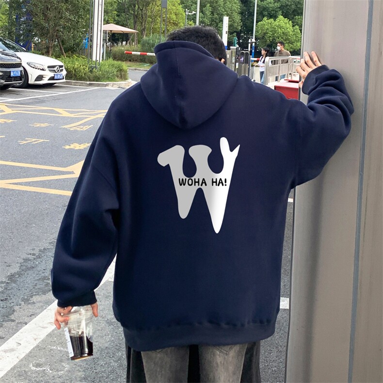 ！连帽圆领卫衣男装港风帽衫男LM126-P35,男装卫衣,电商B367