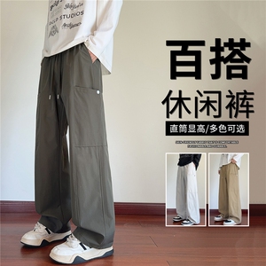 抖音品质工装伞兵裤男夏季潮牌运动裤美式A146-GY598特p26量大优图片