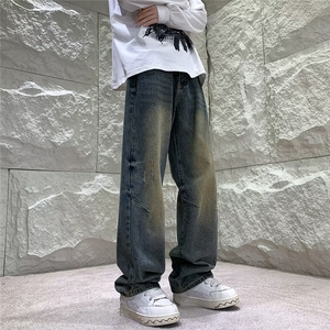 美式牛仔裤男款秋季长裤潮 Y9064 P43图片