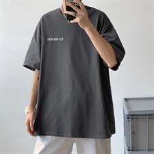 HXY998TP20新款夏季印花半袖青少年潮牌印花男生宽松T恤衫，男装T恤，电商A102-1