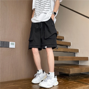 夏季男士工装短裤宽松休闲五分裤潮牌百搭运动裤工装裤VX34 P36图片