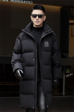 ZMS-M2658新款冬季男士白鸭绒羽绒服中长款连帽保暖外套大衣，男装羽绒服，电商B360