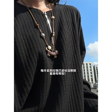 XZ809A/VL666/特P24/控48美式半拉链肌理感长T恤卫衣，男装T恤，星座809A(原222-1)