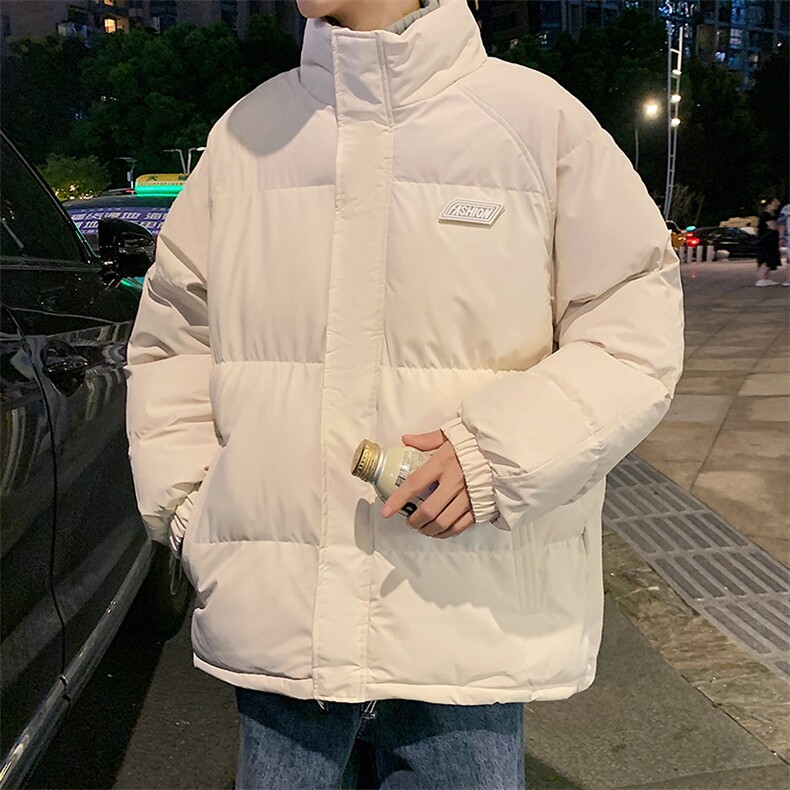 冬季新品加绒加厚大码棉衣青少年港风百搭男女棉服外套6908-P85,男装棉衣,电商A441-1