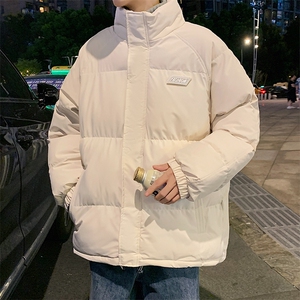 冬季新品加绒加厚大码棉衣青少年港风百搭男女棉服外套 6908-P85图片