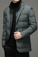 冬季新款立领羽绒服男常规外衣休闲保暖纯色羽绒外套HB9908-P225，男装羽绒服，电商B212（原钱塘6029）