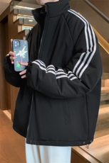 MY189/P95双面穿棉服冬季新款两面穿满天星棉衣宽松百搭加厚棉袄，男装棉衣，电商基地A050