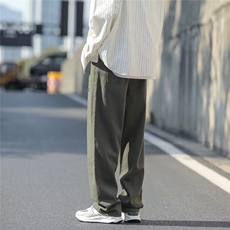 工装裤子男士春秋季日系复古直筒休闲运动裤纯棉工装裤MJ160P38，男装休闲裤，星座1116-2
