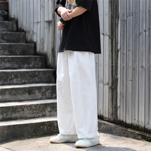 百搭休闲裤男宽松直筒休闲裤百搭ins港风潮男裤K0762-P38图片
