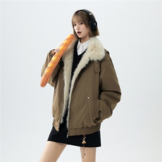 CLEANFIT座山雕棉服美式高街设计感重磅翻领外套A170-M902-TP108，男装棉衣，电商A170