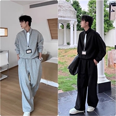 网图现货假两件套装TZ103-P110上衣W202-P68卫裤KK303-P50，男装休闲裤，星座1213