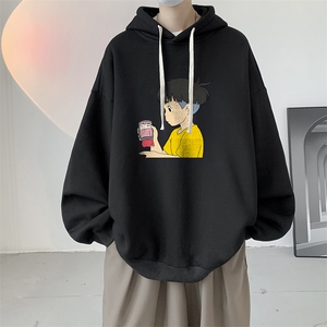 连帽卫衣男大码运动服帽衫外套WY2200-P35 加绒款-P40图片