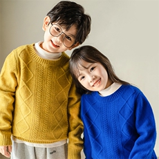 时尚保暖儿童羊毛衫秋冬新款舒适针织衫柔软亲肤适合男女童，童装儿童羊毛衫，暖钟情羊绒