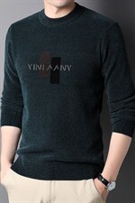2023秋冬季新款加厚加绒毛衣男士休闲保暖针织衫上衣QLM77626P95，男装针织衫/毛衣，钱塘6003（原4033）