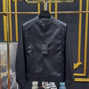 (网络图)秋季机车皮衣男士口袋痞帅百搭修身外套313B-6603皮-P125,男装皮衣,星座313B,深圳市罗湖区德蛙欣服装经营部