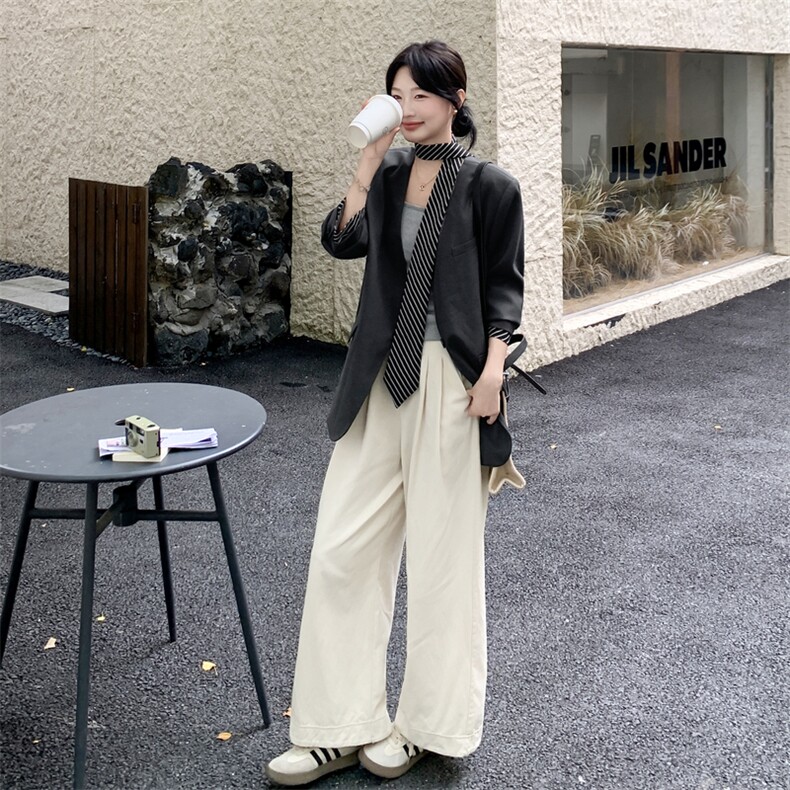 通勤风单排扣包袖圆领一粒扣西装小众小西装设计感气质时尚休闲,女装西装,浙宝210（原浙宝191）