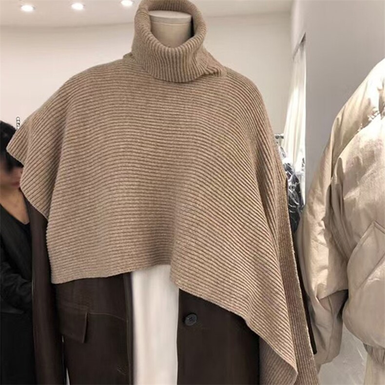 秋冬保暖女士仿羊毛披肩纯色简约柔软舒适,饰品披肩,萱芳婷羊绒