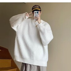 209-P48高级感软糯羊毛高领毛衣秋冬加厚内搭打底针织衫上衣，男装T恤，电商B323A
