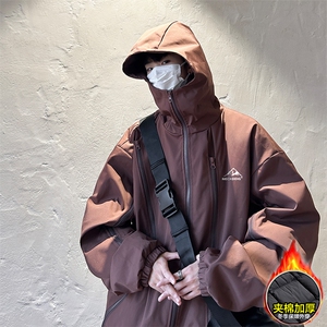 冲锋衣！衣男冬季冲锋衣男连帽服袄外套CFMY365-P95图片