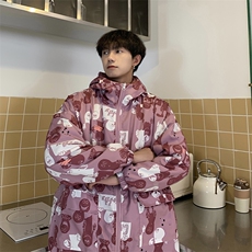 两面穿高品质棉衣潮牌宽松休闲风上衣XM88121-特批100，男装棉衣，电商A042