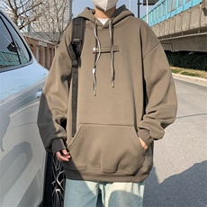 美式复古情侣卫衣男连帽百搭宽松上衣春秋季潮牌W017-P40，男装卫衣，星座1109-3