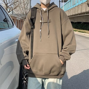 美式复古情侣卫衣男连帽百搭宽松上衣春秋季潮牌W017-P40图片