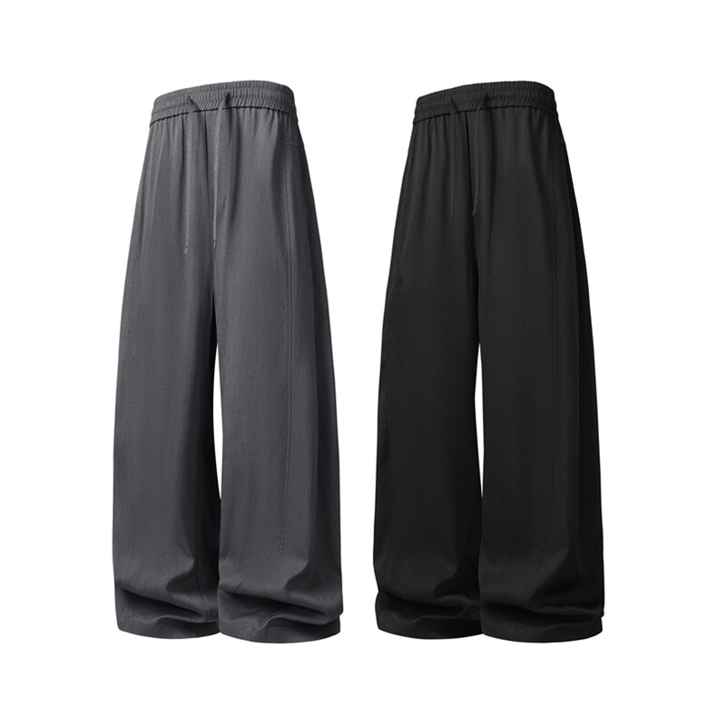 春季新款现货男女同款直筒弯刀休闲裤DSA157B-K2611-P45图片