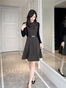 秋冬连衣裙补单,女装连衣裙,红 日