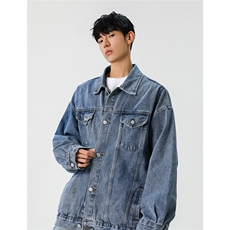 25款抖音品质牛仔夹克宽松韩版工装潮流水洗外套N991/P98/158，男装工装外套，星座202