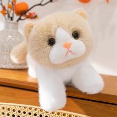 仿真趴猫毛绒玩具