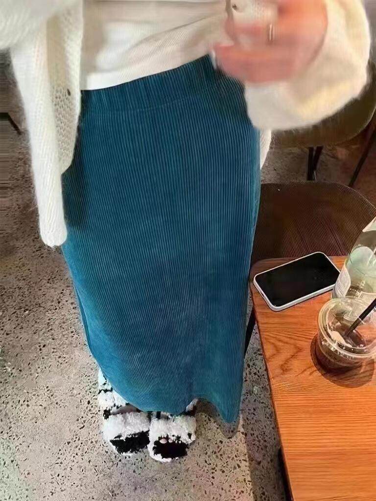 2022加绒半裙，女装半身裙，曼希野