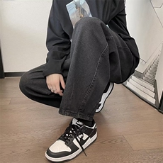 牛仔裤男秋季宽松直筒长裤ins潮SY01P40，男装牛仔裤，星座1116-2