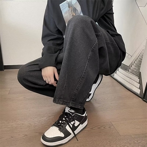 牛仔裤男秋季宽松直筒长裤ins潮 SY01 P40图片